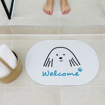 Beliver 빨아쓰는 소프트 규조토 발매트 피너츠 주방 욕실 원형