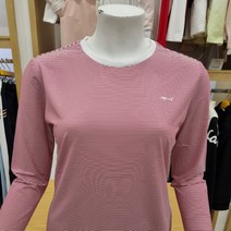 루이까스텔 여성 잔스트라이프 라운드 티셔츠 3LTTS384PL