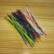 니크롬선 열선 0.1 1mm 0.5mm 와이어 전자 절연 스터드 주석 도금 아연 컬러 24AWG 10CM 케이블 점프 점퍼, 한개옵션0