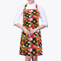꽃무늬 캔버스 앞치마 화원 꽃집 카페 호프 WC15, WC15 꽃