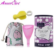 생리컵 생리컵추천 위생생리컵 discharge 등급 실리콘 생리 컵 밸브 여성 위생 생리 레이디 컵 coletor copa menstrual organic, 세트 4, 크기가 큰