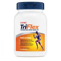 GNC 지엔씨 트리플랙스 조인트 헬스 콘드로이친 TriFlex Joint Health Fast Acting 120정 1개