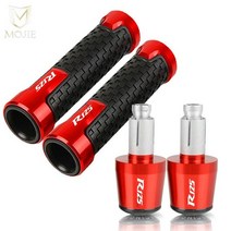 스즈키 용 GSXR125 GSX-R 125 바이크 오토바이 핸들 바 그립 엔드 액세서리, [02] red red black