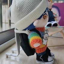 지오몽 15cm 20cm 인형 거치대 아이돌 솜 인형 고정대, 블랙