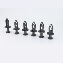 atv부품 4륜바이크부품 6pcs 24pcs 푸시 리벳 플라스틱 클램프 cfmoto cforce uforce zforce 450 500 550 600 625 800 1000, 6개