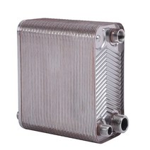 열교환기 판형 물콘 워터 난방 플레이트 공냉식 스틸, 80단