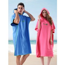 입는비치타올 극세사 성인 남성 후드 대형 여성 바디 타월, 120-160cm, D