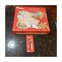 로얄 덜튼 NIB Bunnykins 5피스 디너 세트 플러스 스푼 & 포크
