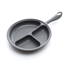 예쁜 손잡이 나눔 식판 뚜껑포함, 손잡이 식판(뚜껑)_그레이