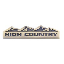 HIGH COUNTRY 엠블럼 / 하이컨트리 엠블렘 스티커 (쉐보레 콜로라도 트래버스), 청동무광