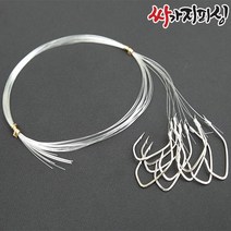 싸가지피싱 생미끼 농어바늘 외수질바늘 생미끼바늘 민어 농어 광어 낚시바늘, 10개입