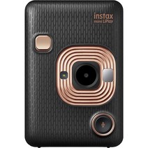 Fujifilm 후지필름 인스탁스 미니 evo 에보 하이브리드 즉석 카메라, LiPlay개, 단일 카메라 + 블랙