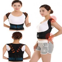 굽은어깨 일자허리목교정기 라운드숄더교정 말린어깨 굽은등 척추측만증교정기 어깨펴주는밴드, 자세교정밴드(XXL), 1개