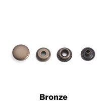 20set pack Brass Leather Snap Fasteners Heavy Duty Poppers Craft Accessory [B00113716], 02-bronze 12.5mm-(203)-113716