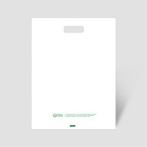 [RE] 무지 링 봉투 (대) 100장 / 문구점 팬시점 편의점 친환경 생분해성 PLA 비닐 쇼핑 봉투, [RE] 무지링봉투 대 100장