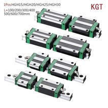 KGT HGH15 HGH20 L 100 200 300 400 500 600 800mm 무거운 선형 레일 슬라이드 1PC 가이드 캐리지 CNC, 08 800mm_01 HGH15-CA