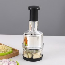 선호리빙 식약처인증 핸드 수동 야채 마늘 양파 당근 다지기 분쇄기, 본품_1p