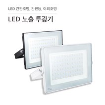 삼영전기 LED 투광기 간판등 간판조명 노출형 매입형 방수, LED 노출투광기 50W(백), 주광색(하얀빛)
