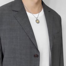 [골드러쉬] N-202 엔틱 실버남자목걸이 패션 목걸이