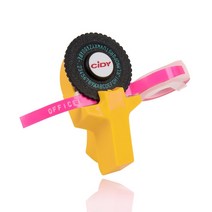 휴대용 라벨 프린터 미니 수동 메이커 DIY 3D 엠보싱 라이터 타자기 플라스틱 테이프, 07 7