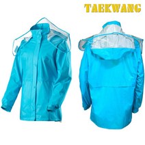 TK-R640 고급 골프용 여성 캐디 우의 상하세트 하늘색 55~88 (XL-남성용) 여자 골프 비옷 우비 태광