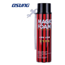 오성정밀화학 오성 MAGIC FOAM 우레탄폼 사계절난연폼 일회용-750ml, 폼 일회용