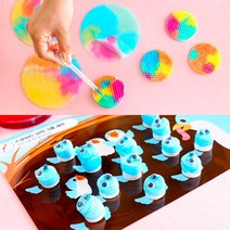 차이야 놀자 스포이드 아트 놀이 (활동지 8장/ 재료 세트 물감 미포함), 활동지 8장 재료세트(1인용)