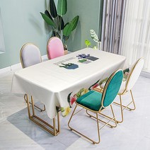 와이에쓰홈 강력방수 디자인 식탁보 2인용~8인용 가성비굿, 4인용140x180/TK-134, 02_화분 식탁보