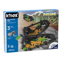 케이넥스 KNEX 이매진 4륜 4WD 크러셔 탱크 빌딩 세트 249피스 STEM 건축