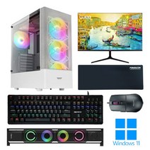 포유컴퓨터 모니터 풀세트 게이밍 조립 컴퓨터 PC 본체 최신 고사양 윈도우 롤 배그, 03번_에디션, 06. 선택없음