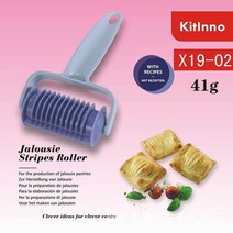 피자커터 피자 커터 케이크 호브 퐁당 금형 1pcs 흰색 diy 메쉬 모델링 abspp 베이킹 도구 롤러 나이프 파이 도구 반죽 커터, 블라인드 줄무늬 빵