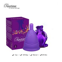 생리컵 생리컵추천 위생생리컵 여성 위생 생리 컵 재사용 가능한 100 용 실리콘 제품 여성 생리 배출 밸브 생리 컵 fda, 자주색, S 25ml, 1개