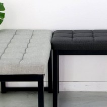 빅퍼스(주) EMBO 벤치의자 식탁의자 피아노의자 쿠션벤치 쿠션의자 인조가죽벤치 가죽의자 가죽벤치 페브릭벤치 인테리어의자, 엠보벤치 진그레이