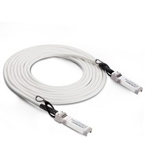10Gtek SFP+ DAC 듀얼 코어 케이블은 Cisco SFP-H10GB-CU5M과 호환 Ubiquiti UniFi Fortinet 등 26AWG, White