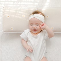 베베누보 리버시블 사계절 플랫 아기베개 와이드, 미니베어