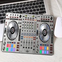 파이오니아 dj 마우스 깔개 개척자 dj 컨트롤러 인체 공학적 마우스 패드 사무실 마우스 mausepad 게이머 컴퓨터 테이블 매트 책상 패드 책상 평가 호환, 자물쇠 가장자리29x25x0.2cm
