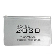 모텔용품 반투명 PVC 슬라이드 지퍼백 300장 인쇄물 국산 키핑 케이스 용품