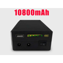 12v 블랙박스 보조 배터리 10800mAh 리튬 인산철 출력, 11800mAh 스위치 12V 9V 5V 전원