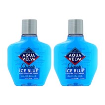 아쿠아 벨바 애프터 쉐이브 103ml 2팩 아이스 블루 Aqua Velva Mens After Shave Soothes Cools, 1