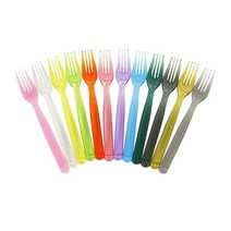 빵빵야 크리스탈포크6개입 생일파티 파티용품 파티 데코전구, 옐로우, 옐로우