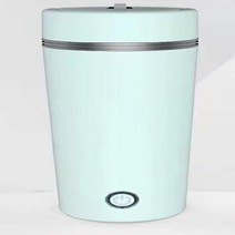 멀티쿠커 도착 350ML 휴대용 110V220V 전기 주전자 여행 끓는 물 컵 스마트 난방 온도 제어, green+UK