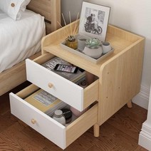 월넛 나무 렌트룸 소녀 소형차 자물쇠 달린 침대 협탁, C17-빅사이즈 번호표 추출 북아메리카, T01-조립