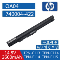 HP OA04 노트북배터리 OA03 740715-001 746458-421