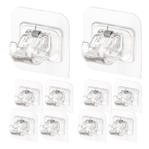 압축봉 홀더 10개입 미니 커튼봉 고정 잔대리 무타공 부착식 브라켓, 1팩