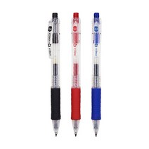 동아 QKNOCK 큐노크 0.4mm 볼펜 검정, 20개