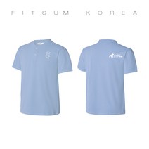 핏섬 FITSUM 필드 소라색 유니폼 테니스 티셔츠 FIELD T 냉감 원단 남성용 배드민턴 탁구 배구 농구