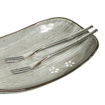 키친플라워 미니 스텐 티포크 5개