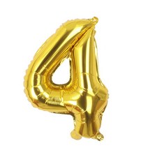 숫자은박풍선 골드 숫자풍선 4번 소 사이즈, 골드(소)숫자9