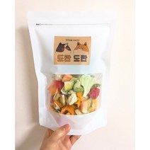 정품 강아지간식 도란도란 베지칩스 지퍼팩 40g, 1set