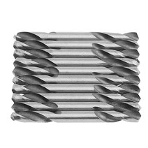 10pcs 5.2mm HSS 이중 종료 나선형 비틀림 드릴 도구 드릴 세트